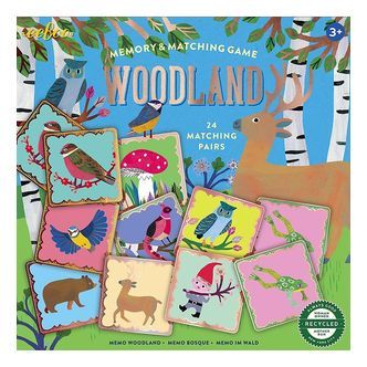 Eeboo Vendespil - 24 Par - Skov