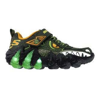 Skechers Sko m. Lys - Skech-O-Saurus - Olive