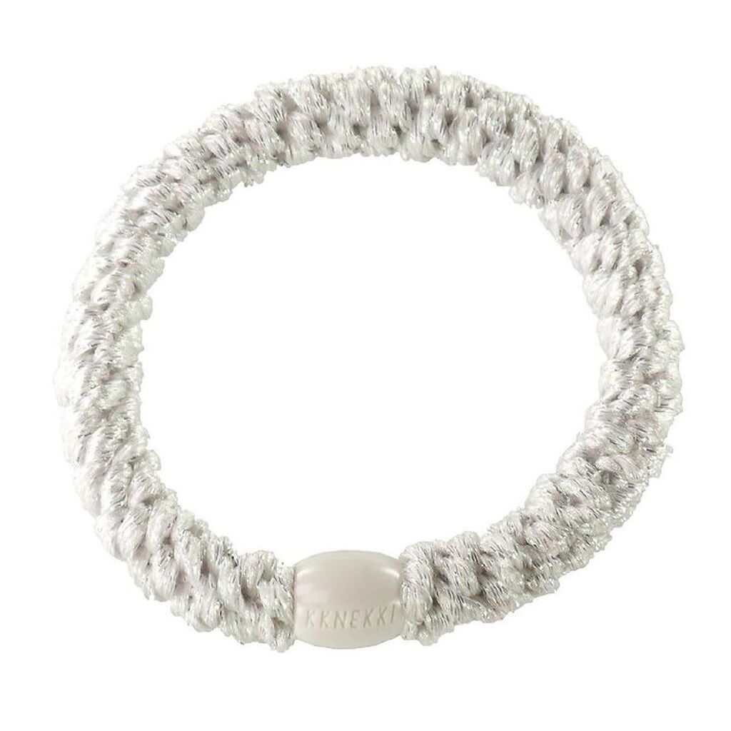 Kknekki Hårelastik - Ivory Glimmer