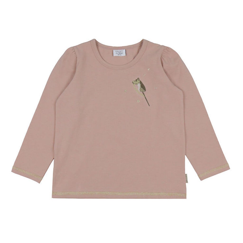 Hust and Claire Bluse - HCAlma - Adobe Rose m. Broderet Hest