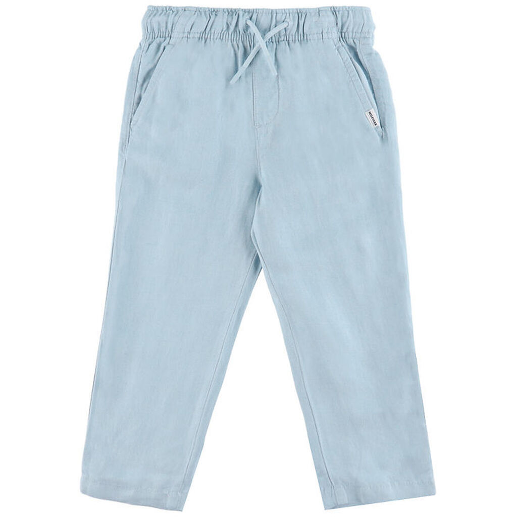 Tommy Hilfiger Bukser - Hør - Breezy Blue