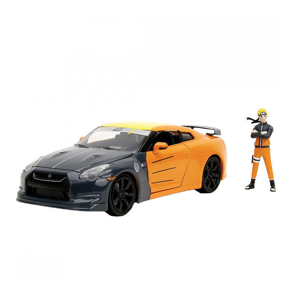 Jada Bil m. Figur - Naruto - Naruto & 2009 Nissan GT-R (R35) - 1