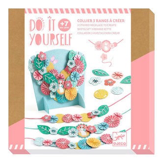 Djeco Kreasæt - DIY Halskæde - Flora