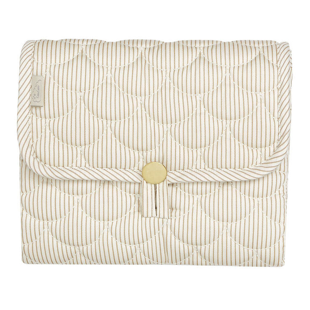 Cam Cam Pusleunderlag - Classic Stripes Camel