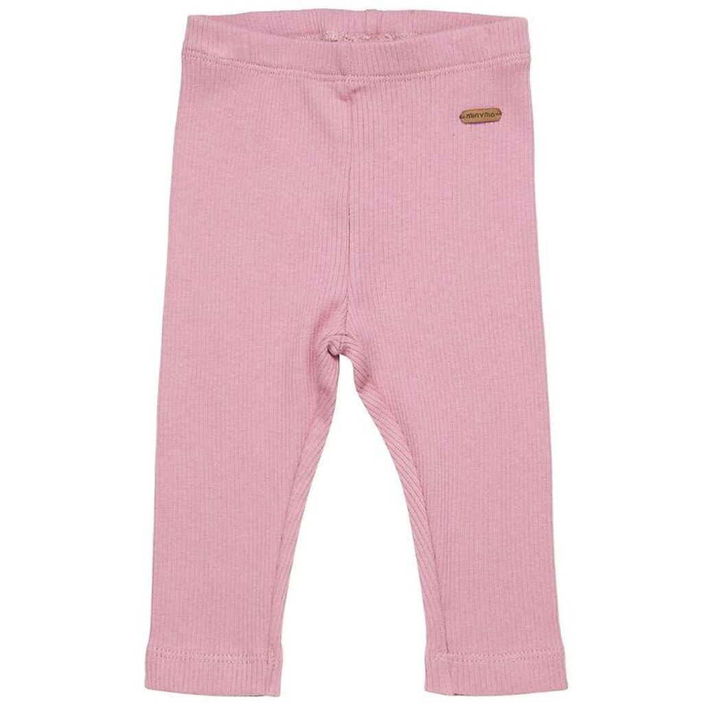 Minymo Leggings - Rib - Lilas