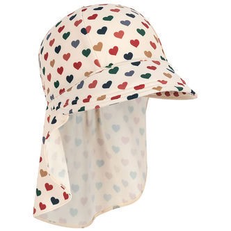 Konges Sløjd Badehat - UV50+ - Manuca Frill - Coeur Coloré