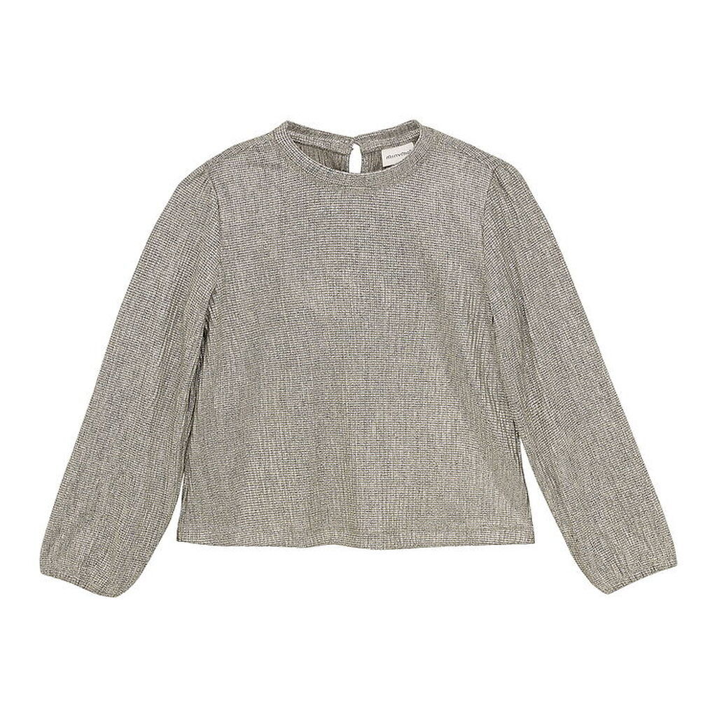 Minymo Bluse - Glitter - Silver