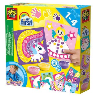 SES Creative Fingermaling - Min Første - Fantasi figurer