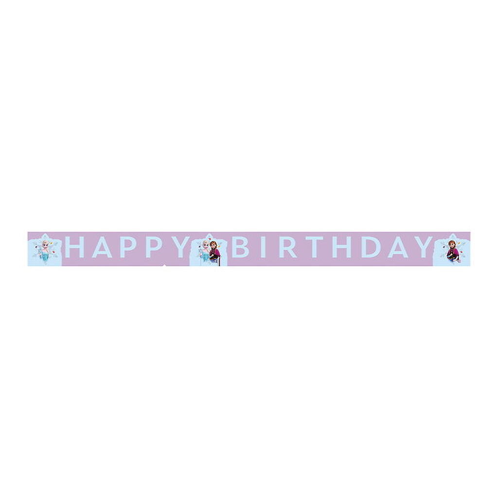 Decorata Party Happy Birthday Banner - Frozen Idyllic Wonder