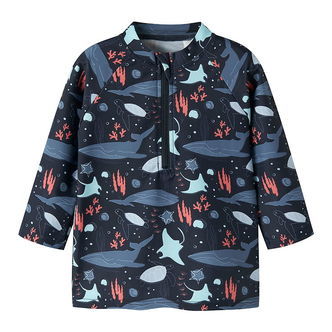 Name It Badebluse - NmmZippo - Navy Blazer