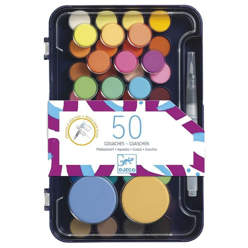 Djeco Vandfarver - ArtistÂ´s - 50 stk