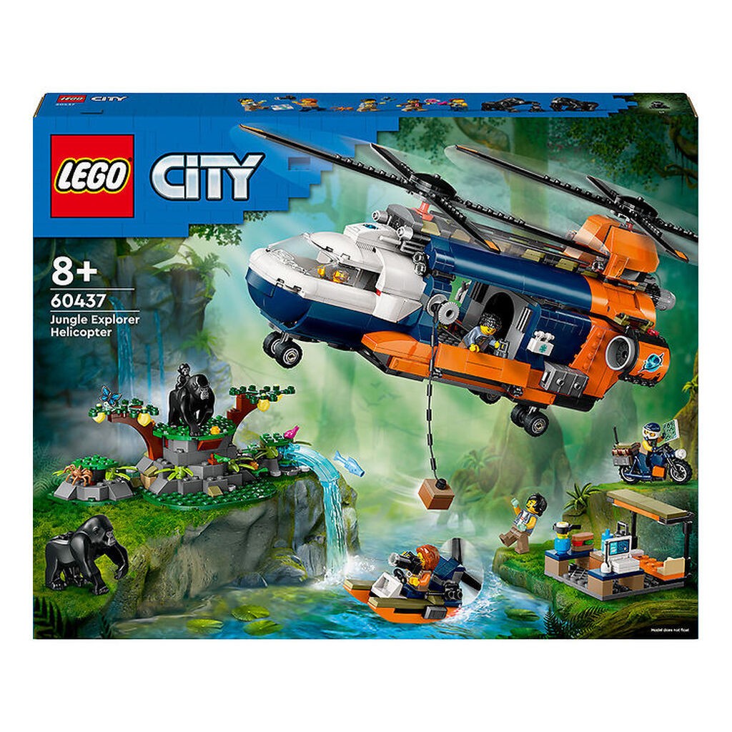 LEGOÂ® City - Jungleeventyr - Helikopter Og E... 60437 - 881 Dele