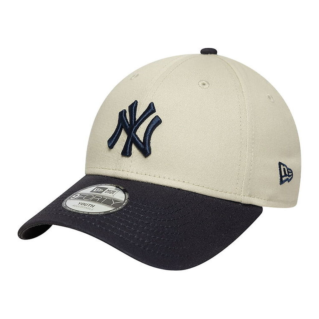 New Era Kasket - 9Forty - New York Yankees - Lysebeige/Navy