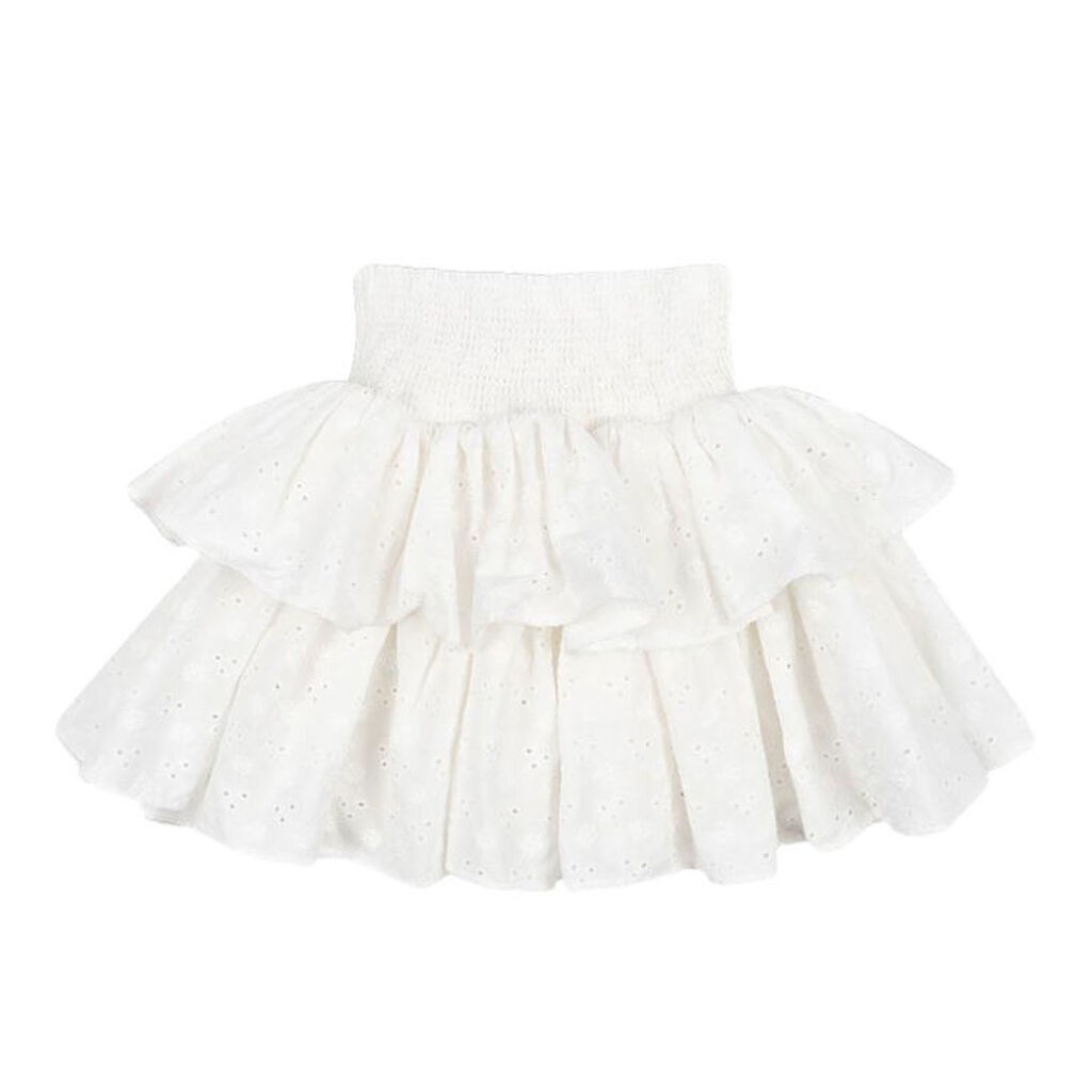 Konges Sløjd Nederdel - Lacey Smock - Optic White