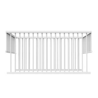 Sebra Tremmer - Yomi - 124x70x31 cm - Hvid