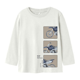 Name It Bluse - NmmTras - Cloud Dancer