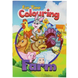 Malebog - Fun Time Colouring Farm - 16 Sider