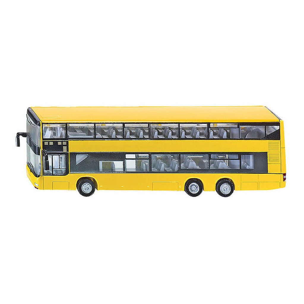 Siku Bus - 1:87 - Man Double Decker City Bus - Gul