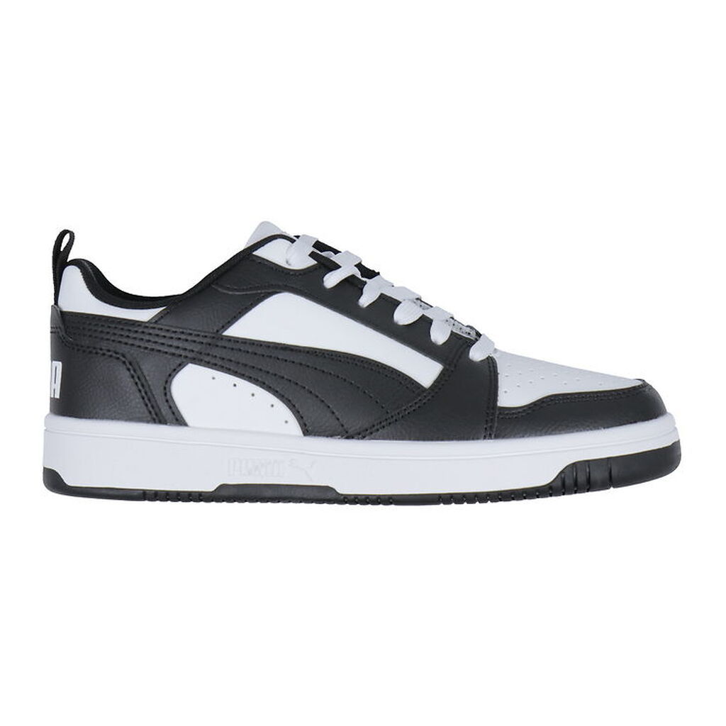 Puma Sko - Rebound V6 Lo Jr - Hvid/Sort