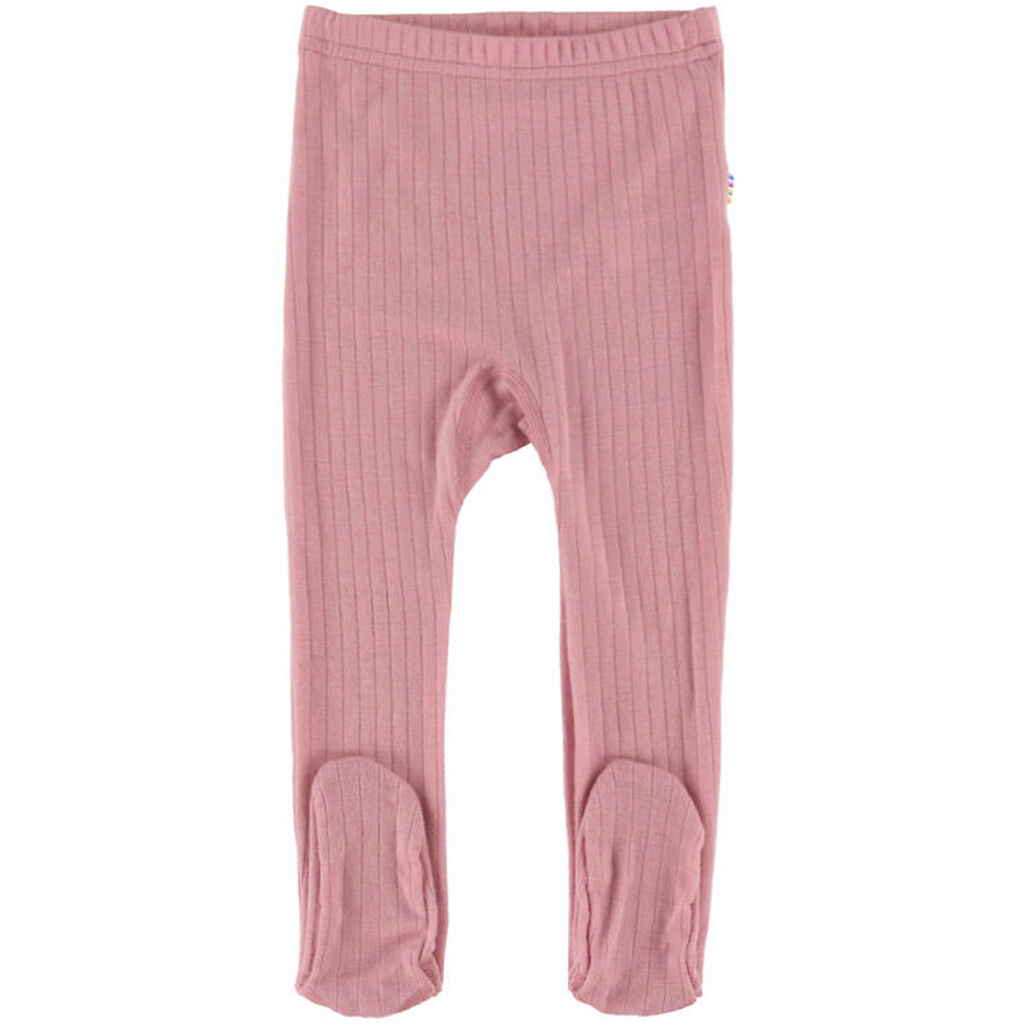 Joha Leggings m. Fod - Uld - Rosa