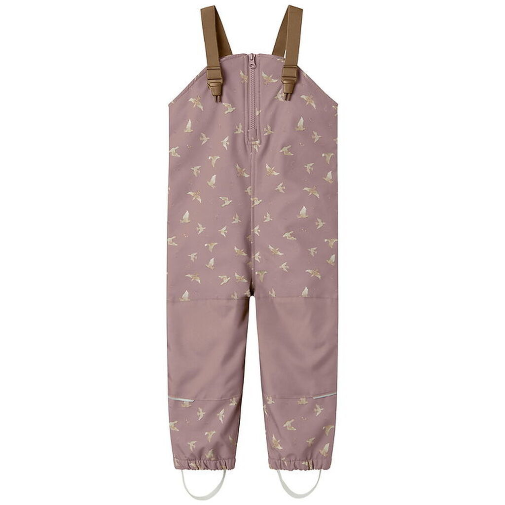 Name It Softshellbukser m. Fleece/Seler - NmfAlfa08 - Woodrose/B