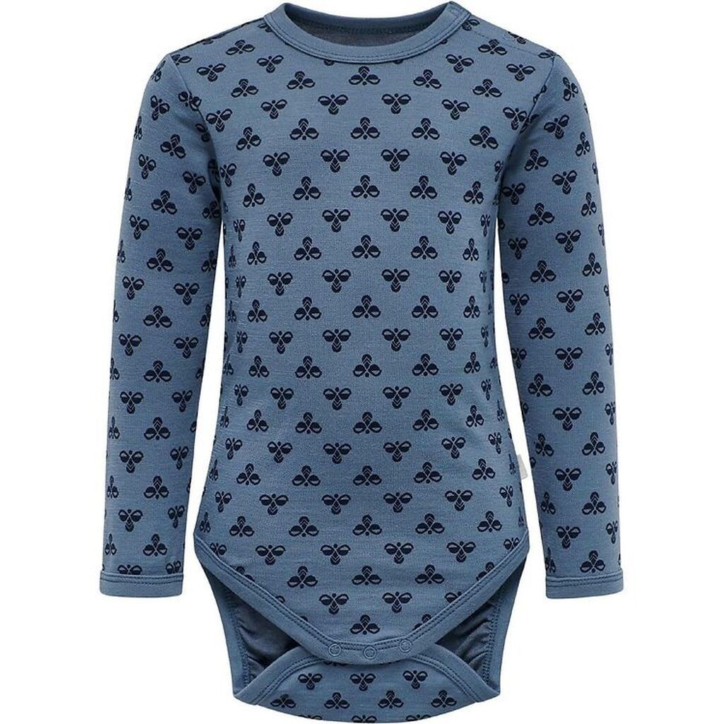 Hummel Body l/æ - hmlBambo - Uld - Blå m. Logo