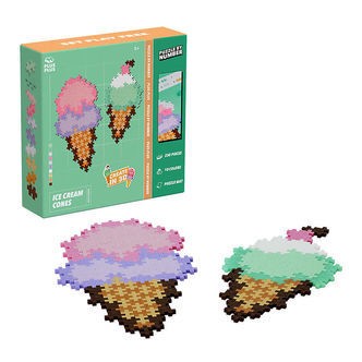 Plus-Plus Puzzle By Number - 250 stk. - Ice Cream Cones
