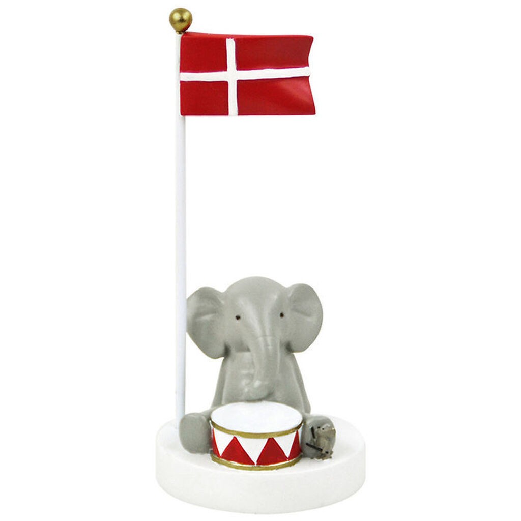 Kids by Friis Bordflag - Elefant m. Tromme