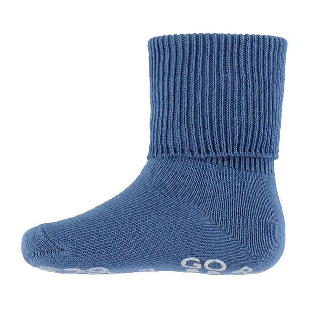 GoBabyGo Skridsikre Strømper - Demin Blue