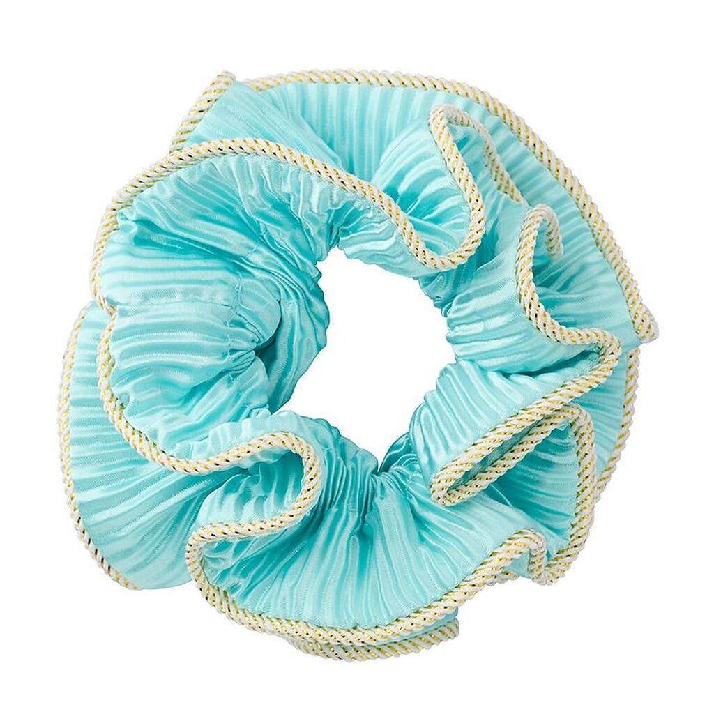 By Stær Scrunchie - Lilje - Lyseblå Satin