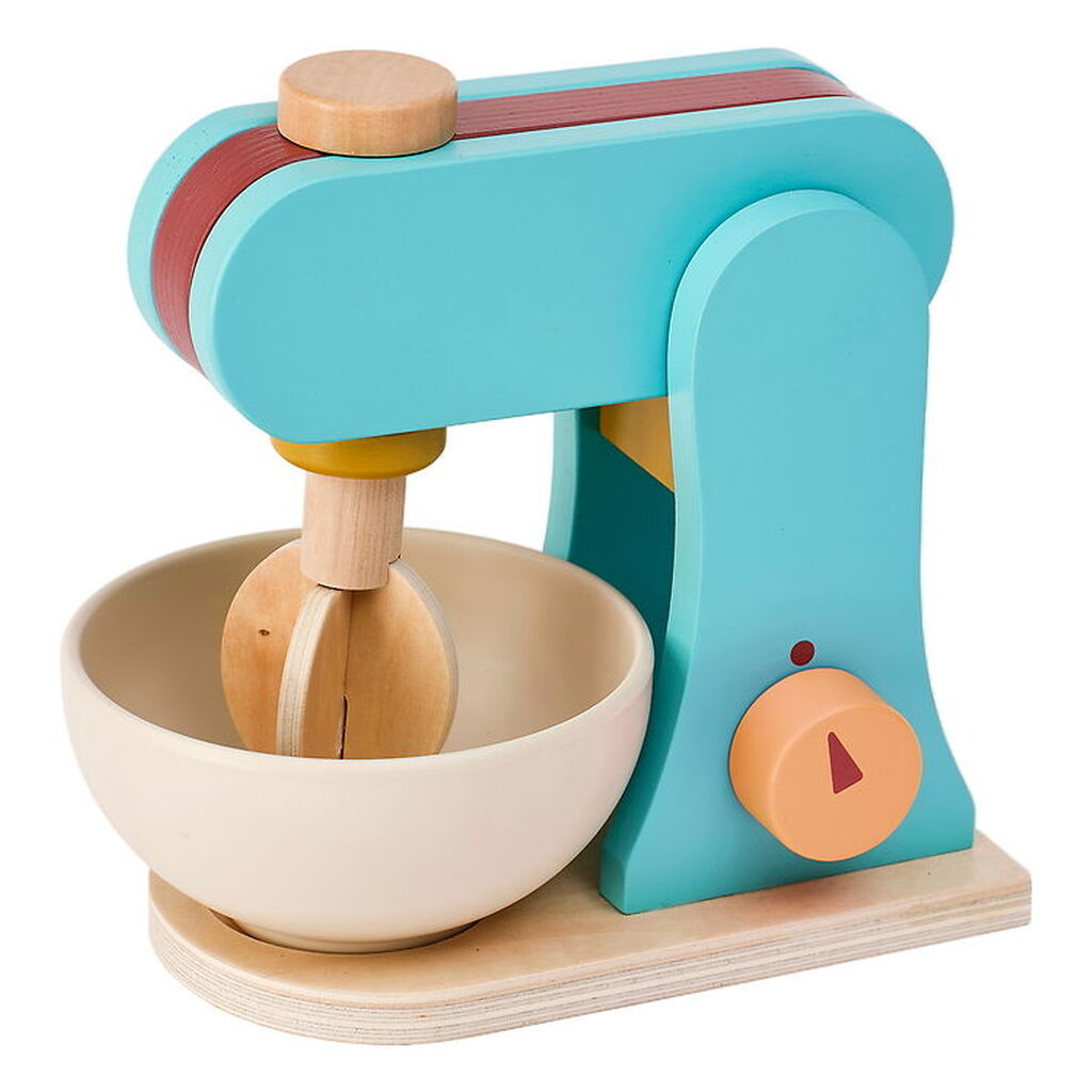 Kids Concept Røremaskine - Træ - 17 cm - Blå