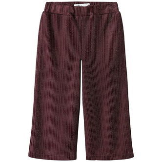 Name It Bukser - NmfRisilk - Burgundy m. Glimmer