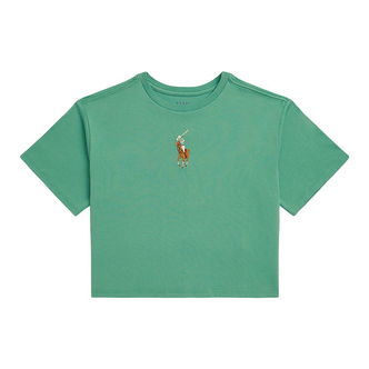 Polo Ralph Lauren T-shirt - Cropped - Grøn