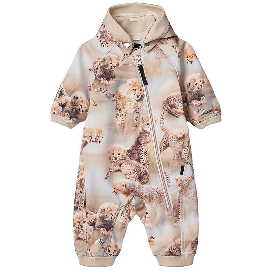 Molo Softshelldragt m. Fleece - Hill - Cheetah Cubs