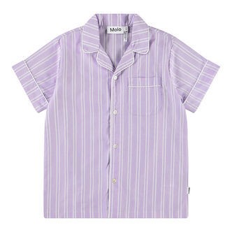 Molo Skjorte - Rara - Purple Rail Stripe