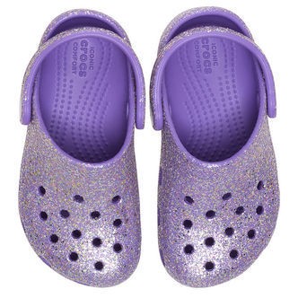 Crocs Sandaler - Classic Fantasy Glitter Clog T - Lilla