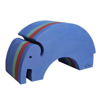 bObles Elefant - L 24 - 55x21x31 cm - Blue Gym