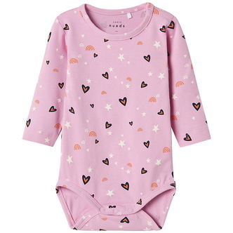Name It Body l/æ - NbfVandora - Pastel Lavender/Hearts