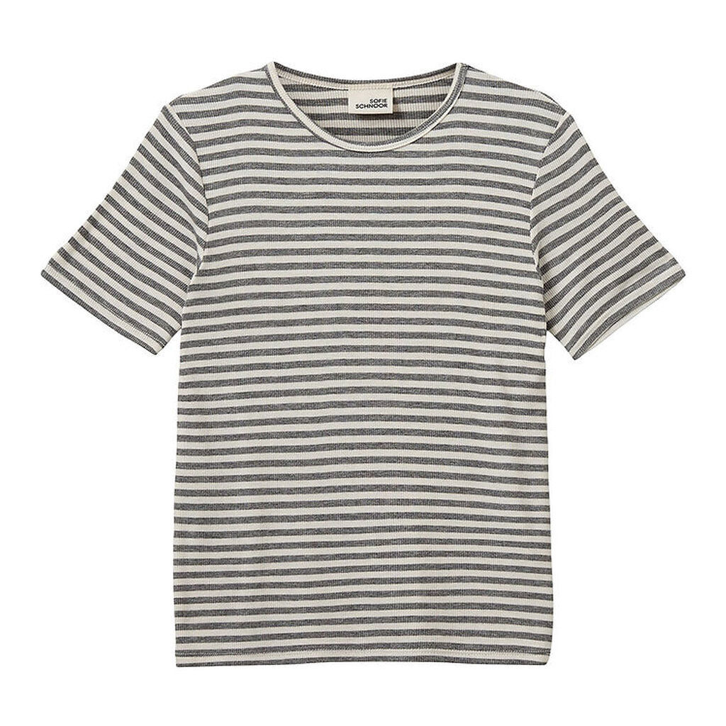 Sofie Schnoor T-shirt - Nataliasy - Rib - Grey Striped
