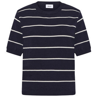 Grunt T-shirt - Strik - GrFerro - Navy Stripe