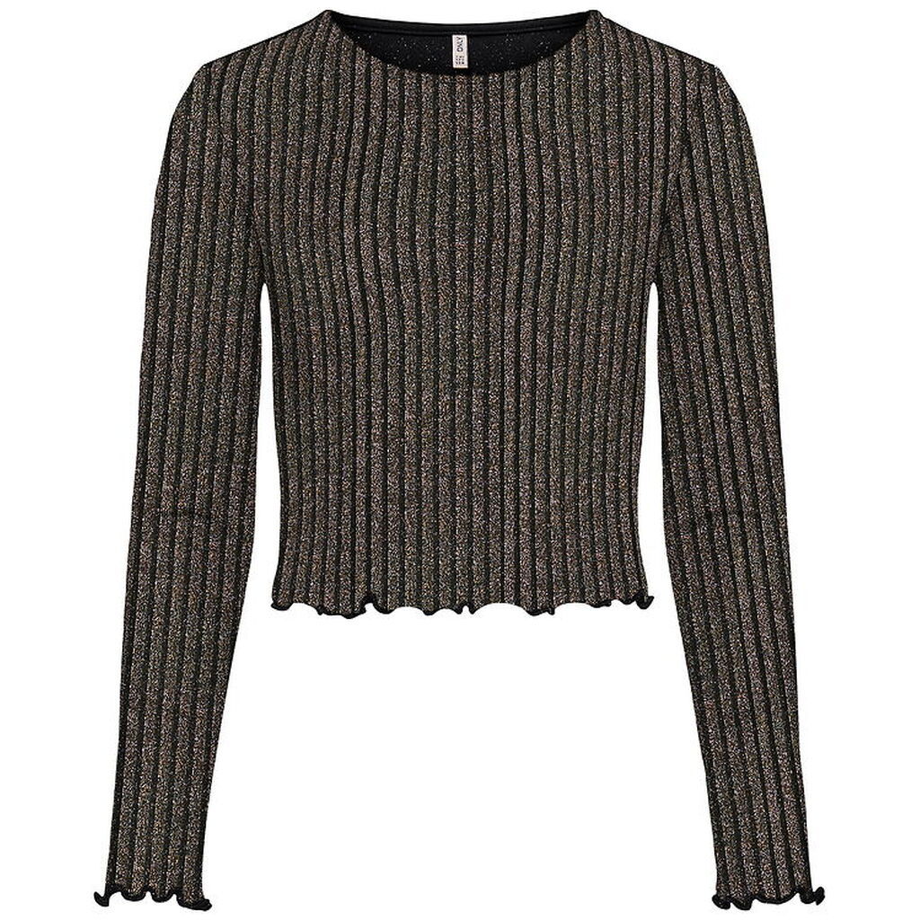 Kids Only Bluse - KogQueen - Black/Lurex Light Gold/Silver