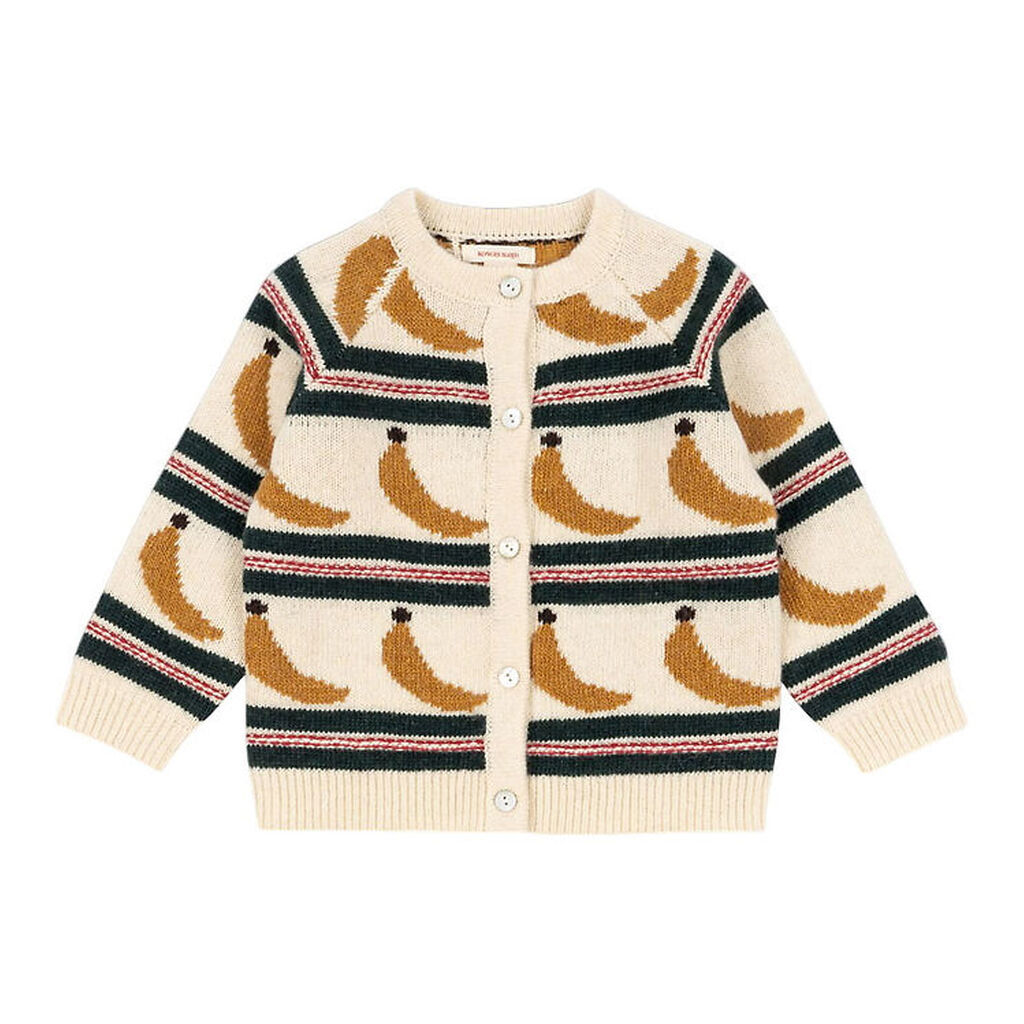 Konges Sløjd Cardigan - Uld/Polyamid - Billi - Banana