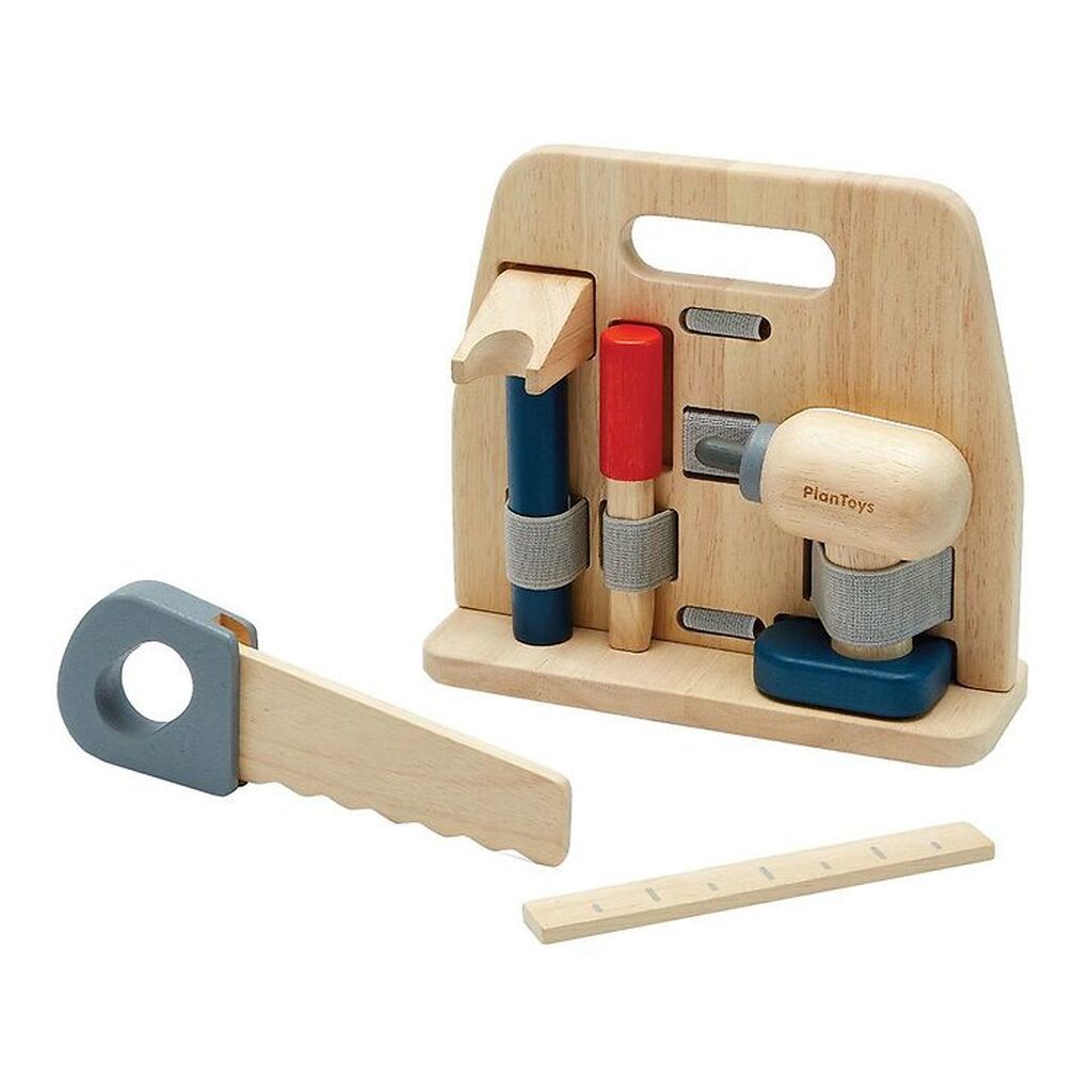 PlanToys Tømrersæt - Træ