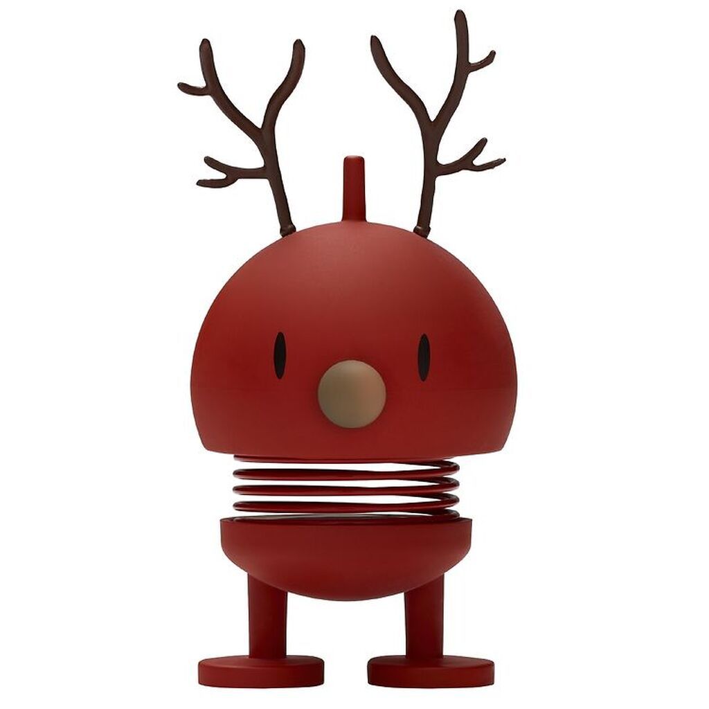 Hoptimist Small Soft Reindeer Bumble - 9 cm - Berry