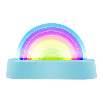 Lalarma Lampe - Dancing Rainbow - 18x11x4 cm - Blå