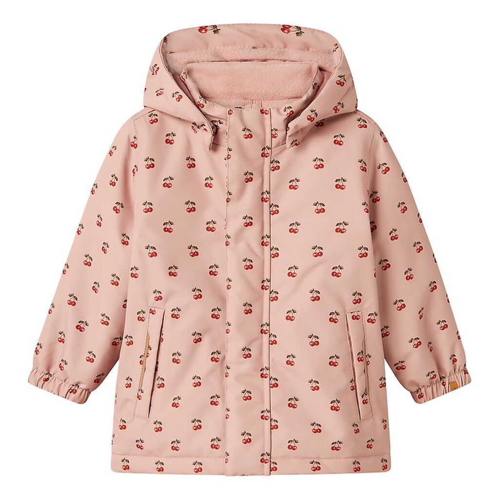 Lil' Atelier Vinterjakke - NmfLasnow10 - Misty Rose/Cherry
