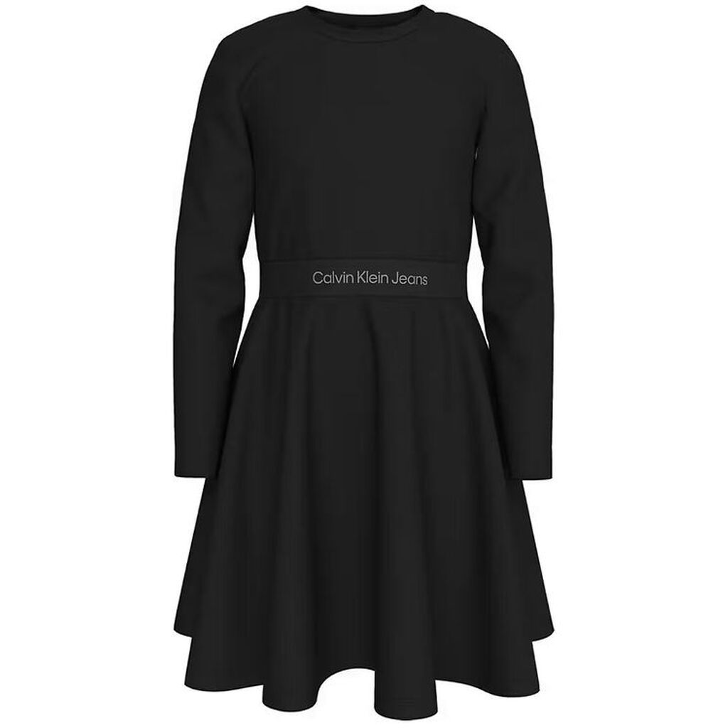 Calvin Klein Kjole - Logo Tape - Sort
