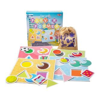 TACTIC Brætspil - Lær Om Farver og Former