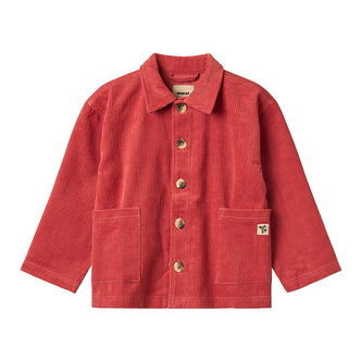 Wheat Skjorte - Fløjl - Sage - Raspberry