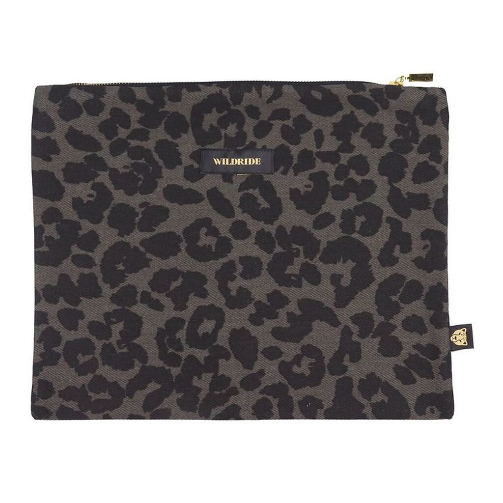 Wildride Taske - 35x27 cm. - Grey Leopard